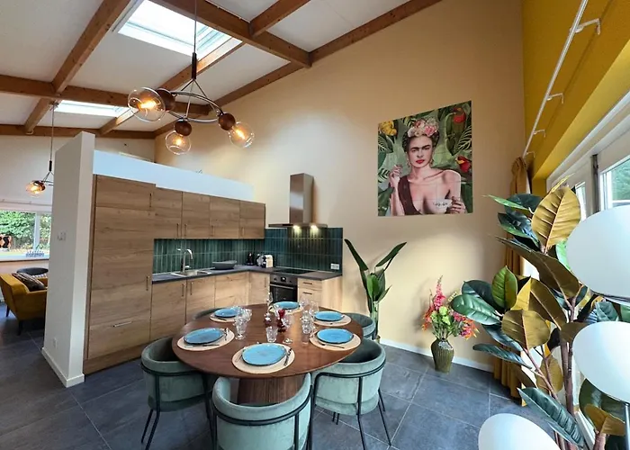 Prázdninový dům Sfeervolle Met Sauna Aan De Rand Het Bos Putten